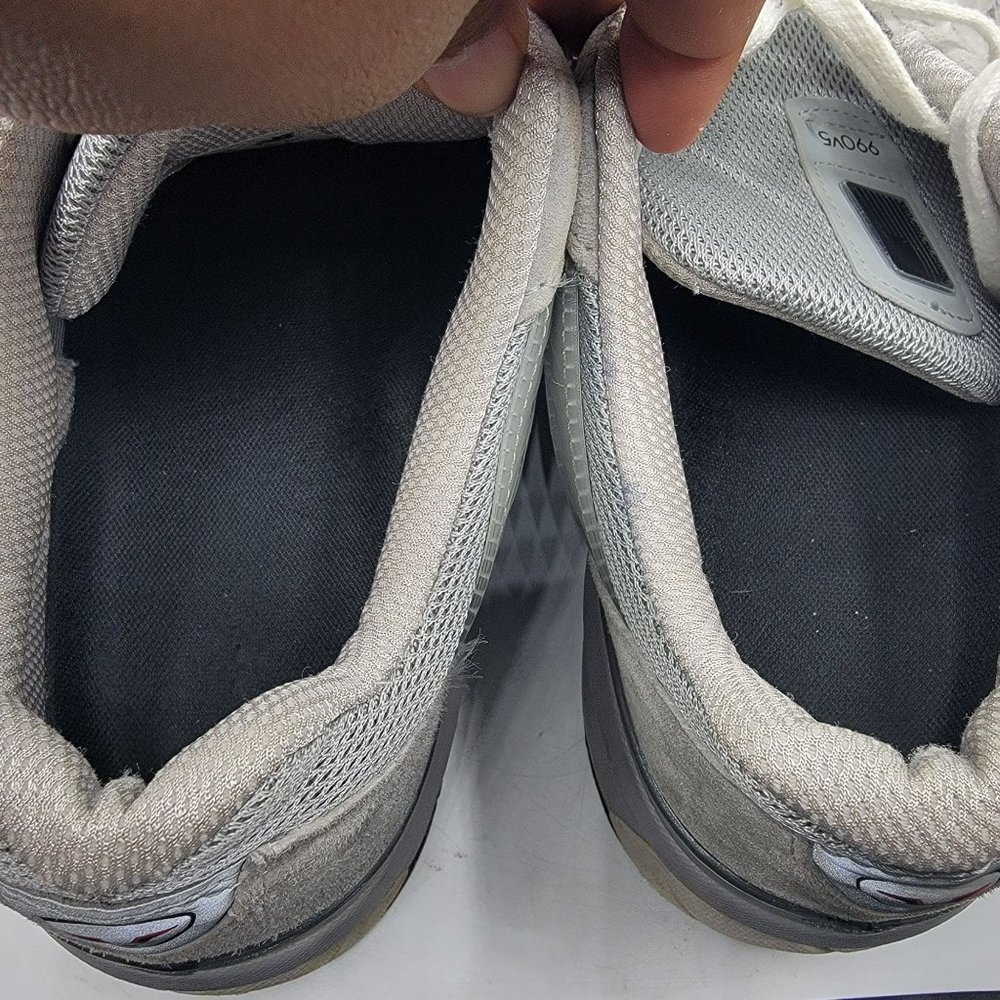 New Balance 990v5 Mens 12(4E) Grey White Athletic Running Shoes Suede M990GL5 - Picture 8 of 15